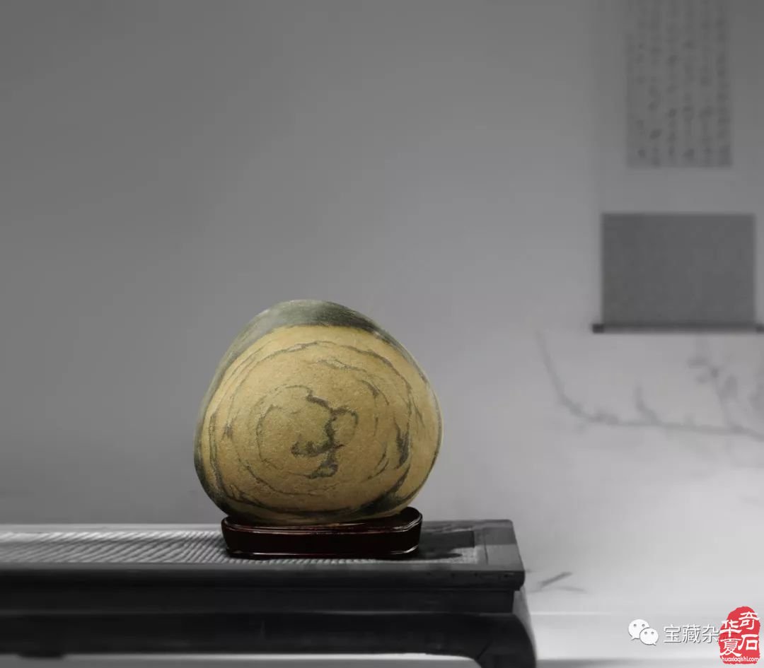 文字石有笔墨之味 点线之韵 抽象之美 