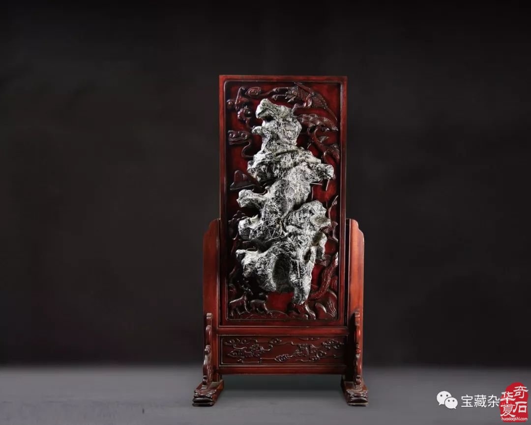 文字石有笔墨之味 点线之韵 抽象之美 