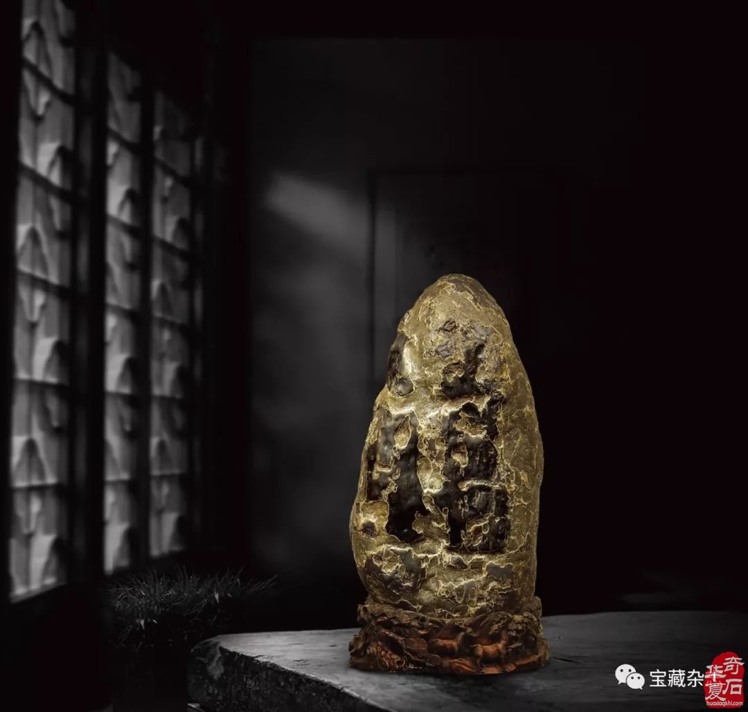 文字石有笔墨之味 点线之韵 抽象之美 