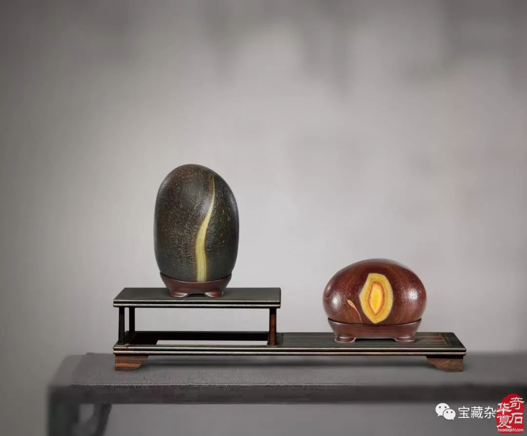 文字石有笔墨之味 点线之韵 抽象之美 