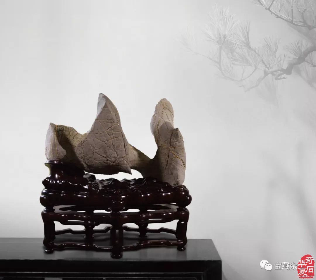 文字石有笔墨之味 点线之韵 抽象之美 