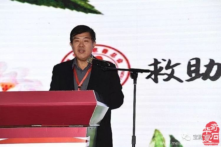 青岛赏石活动回记【八】青岛市第三届奇石书画义捐慈善爱心拍卖会隆重开拍